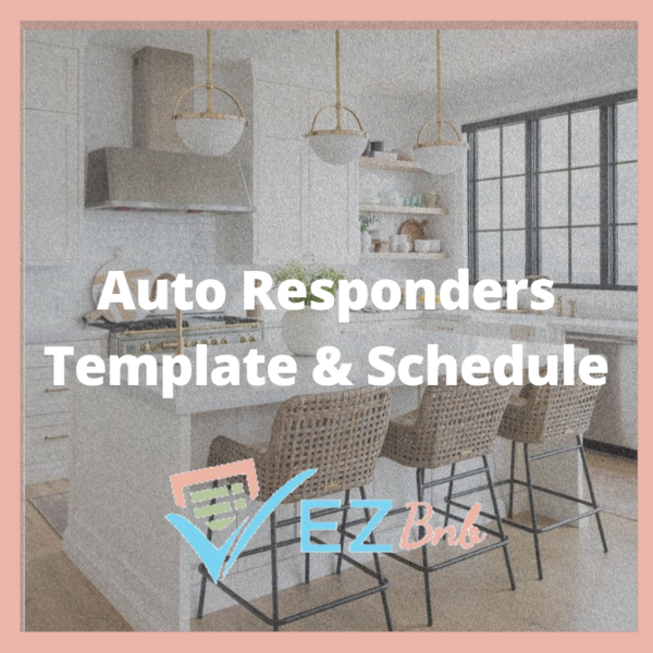 Auto Responders Template & Schedule